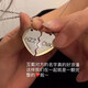 Qi Xiaomi couple necklace, a pair of custom-engraved double love couple best friend pendants, a pair of niche romantic lover gifts