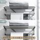 Rack de serviette de rangement Moen Rack de serviette de salle de bain en cuivre en cuivre Éclasseur de salle de bain de salle de bain Luxury Salle de bain salle de bain salle de bain sans trou Punch 702 Copper Electroplasting Bath Tail Rack 60cm