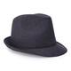 Changyin Summer summer cool hat men's hat top hat sun hat linen jazz hat spring and autumn linen beige slightly small 57 cm