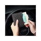 
WILLIAMPOLO card bag men canvas men's ID bag driver's license leather case clip card bag wallet 520 gift New Year gift blue-anti-demagnetized zipper bag driver's license clip