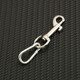 Alloy spring hook button 360 degree rotating lock buckle dance dragon buckle dog leash accessories dog buckle dog rope buckle medium 82 spring buckle + connecting buckle
