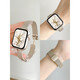 WJU adapté à la gueule de montre Apple Watch Summer Applewatchultra2 Metal Iwatchs10 Nouveau S9 S9 SERIE HIGNED SERIES10 MAGNÉTIQUE S8 LUMBRE LUMBRE S7 FEMMES S6 BLEAT BLEAT MAGNE MAGNÉ