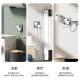 International Electrician switch socket panel inclined 6-hole six-hole socket three-three 86 type misaligned double three-hole 3-hole two-position three-pole power supply white 16A three-hole [Special for air conditioning water heater]