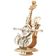 Bruch Butterfly Dream Cello Music Box Children's Toys 3-6 Years Old Building Blocks Assembling Educational Toys for Boys 7-14 Years Old Gift