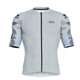 Lamparda cycling suit bicycle summer thin men's short-sleeved top road mountain bike clothes light gray blue M