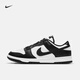 Nike (NIKE) official DUNK LOW men's sneakers retro sling shoes low top panda color matching DD1391 100 white/black/white 43