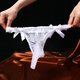 Adult men's sex underwear underwear perverted, transparent straps, stockings, low waist sexy large size men's thong couple sex work teasing big bag gay emotional masturbation seduction gray opening