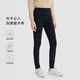 GOELIA black petite pants worn outside fleece knit slimming tight elastic bottoming yoga pants magic pants 1ADC1I010 00B black XS