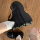 
Phoenix small sponge cake thick-soled heightened Martin boots for women in 2024 autumn and winter new versatile British style short boots thick-soled sponge cake Martin boots [black size 38]
