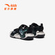 ANTA Children's Sandals Boys' Beach Shoes 2024 Summer New Breathable and Comfortable Outdoor Arch Sandals Black-4 30 Sizes