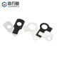 Guwanji Double oreille Stop Washer GB 855 304 ACIER DOUBLE AVEC DOUBLE AVEC GB854 FON RONDEUR DE VIS M3M4 Iron Black M3M4 M22 [5 pièces] 304 Oreille simple