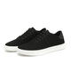 Kuoshe Brand Herrenschuhe Frühling Neue Leinwandschuhe Herren Mode koreanische Mode -Fashion -Cloth -Schuhe Vielseitige Brettschuhe Herrenschuhe Schwarz 39 Lederschuhe Größe Größe