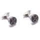 GLO-STORY cufflinks for men, French shirt cufflinks, dress, sleeve nails, gift box, MXK114040, silver