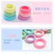 Gardenia Blossoms 100 pcs children's seamless hair ties rubber bands for little girls that won't hurt their hair baby hair ties 100 pcs macaron color children's hair ties