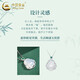 Chinese Gold (CHINA GOLD) Cedony Maitreya Buddha Pendant for Women Light Luxury Jade Silver Necklace Fashion Jewelry Birthday Valentine's Day Gift for Girlfriend [Send Mom] A * Maitreya Buddha Necklace-s925