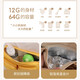 Bolsa de mamá de Dongnailen con hombro a gran capacidad multifuncional Mother and Baby Bag Milk Powder Bag's Stroller Clother Beige [Internet Celebrity] Babero