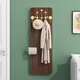 Gu und einfache massive Holzkontaktlinse Ganzkörper-Schlafzimmerspiegel Druck und Ziehen können den Wandmontiermontierter Spiegel warmes Weiß (E0 Grade Board) + Goldhaken Nicht-Mirror-Größe 120 Breite 30 cm