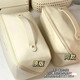 Congting High-Quality Portable High-Look Cosmetic Bag Large Capacity Travel Cosmetic Storage Bag Internet Celebrity Toiletries Bag Elegant Cloud White