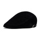 Fangchi hat men's Korean version of forward hat corduroy duck tongue painter hat men's autumn beret soft top newsboy hat burgundy adjustable