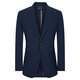 Annunciation Bird Waffle Sports Suit 2024 Spring Men's Suit Top KESU241721 Navy Blue 50