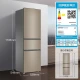 Haier Haier 216-liter refrigerator three-door three-temperature zone multi-door small mini home rental bass energy-saving does not take up space middle door soft freezer trade-in BCD-216STPT