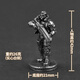 Yingtang Cyberpunk Desktop Ornements, Technological Sense D Metal Technology Cyberpunk Style Soldier Model Toys 098-48ACT-9848 COEUR COPIER BLANC