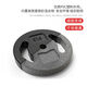 OUOETY fitness discus barbell piece hand-grabbed small hole piece rubber-coated dumbbell piece equipment rocker weight piece hand-grabbed barbell piece 10 kg 1 piece