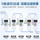 1509 Wasserreinigerfilterelement Universal 10-Zoll-Fünf-Level-Set, home Koreanische schnell verbundene integrierte integrierte Ultrafiltrationsmaschine PP Cotton Aktivkohlenstofffilter, erste drei Ebenen (ersetzen Sie drei häufig) [PP+UDF+CTO]