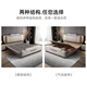 Leather bed modern and simple new style wedding bed 1.5m 1.8m double master bedroom king bed Italian light luxury leather bed flagship version leather bed delivered to home 1800mm*2000mm frame structure