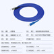优普连 电信级铠装单模光纤跳线sc转sc-LC-FC-ST钢圈铠甲线 工程专用尾纤延长线防鼠咬阻燃 铠装单模单芯SC-ST 10米