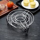 Xincong stainless steel steaming rack, steaming sheet steaming grid steamer, household new multi-functional insulated steaming rice pad, steaming egg rack, diameter 13cm, bold, height 5cm