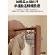Fengye Qingqing Massivholzkleiderspiegel für Haus rotierende Ganzkörperspiegel boden alter Spiegel Kleidung Aufbewahrungsregal integrierter Schlafzimmeranpassungsspiegel Walnuss Color-Chassis [Extended Edition 50 cm]