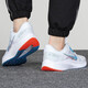 Nike (NIKE) official website official men's shoes and sneakers 25 spring QUEST 5 lightweight shock-absorbing and breathable casual shoes running shoes men DA1105-101/white, blue and red/ QUEST 4 40.5