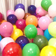 Chuangcheng printing art balloon children's odorless safe thickened blue matte balloon baby blowing early education explosion-proof baby color
