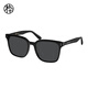 Madera Noventa gafas de sol Board Board Marco cuadrado Gafas de sol Sun Protección solar para hombres Gafas de sol de mujeres que muestran cara pequeña MJ101SK724 BKC1 Obsidiana Negro [Polarizado]