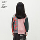 jnby by JNBY[江南布衣童装]冬毛衫套头长袖色系拼接保暖舒适女童1NB313670 690杂粉 160 cm