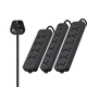 
Bull British standard plug-in Hong Kong version conversion plug Hong Kong version plug international general British style drag plate British standard socket black 5 plug-in position [1050] cable length 3 meters