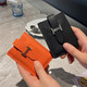 Montberska Bag Pull-out Multi-Card-ID-Karten-Karten-Kartentasche mit großer Kapazitäts-ID-Kartenkarte Set kleiner Ultra-Dünn-Kartenclip grau [Draw-out 6 Card Slots]