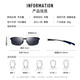 Caxman (Caxman) Sonnenbrille Aluminium Magnesium mit hoher Definition polarisierter Fahrspiegel Outdoor Sport Radsportgläser Trendy Driving Sonnenbrille