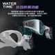 WATERTIME/Shuichuan swimming goggles, anti-fog and waterproof, large-frame coated high-definition swimming cap, non-stretching men's and women's swimming goggles and swimming cap set