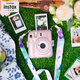 Fuji INSTAX one-time imaging mini12 accessories crystal case (including shoulder strap)