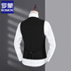 ROMON (ROMON) Traje de chaleco Men 2025 Business Casual Vest GROUM GROUM MAN BODA BUDA BROTRO GRUPO 801 GRIS (VESTO SOLO) L 175