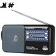 Panda (PANDA) T-03 multifunctional full-band radio for the elderly portable mini broadcast semiconductor player desktop retro small walkman black standard + power adapter radio