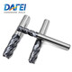 DAFEI50 degree 4-edge tungsten steel flat knife alloy knife CNC coated tungsten steel milling cutter gong cutter end mill 5.0*6*13*50