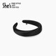 She s Akiko dopamine simulated silk satin high skull headband pressure hair headband hairpin headdress birthday gift for girlfriend black G0