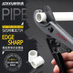 JERXUN pipe knife PVC pipe cutter PPR scissors quick cut line pipe water pipe cutter pipe cutter pipe knife blade plumbing tool pipe quick cutter