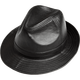 Wild Plum Spring and Autumn Genuine Leather Hat Men's Sheepskin Siren Hat British Big Brim Gentleman Hat Winter Middle-aged and Old Leather Hat Trendy Hat Black 57--58