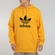 阿迪达斯 （adidas）三叶草男士上衣2025春秋季运动休闲连帽防风套头衫卫衣 GD9923黄色  XL -58