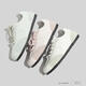 Beier Puff weiße Schuhe für Frauen im Herbst Neue 2024 Schuhe mit vielseitigem Nischen flach alleinige Deutsche Trainingschuhe B3519 Beige 35