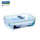 Shantou Lincun Glalok Corea de vidrio templado Caja de refrescos Rectangular Bento Box Box Bajón 695 ml